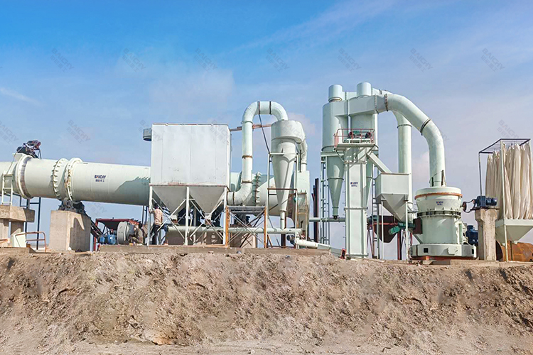 時產(chǎn)8-10噸石膏磨粉生產(chǎn)線