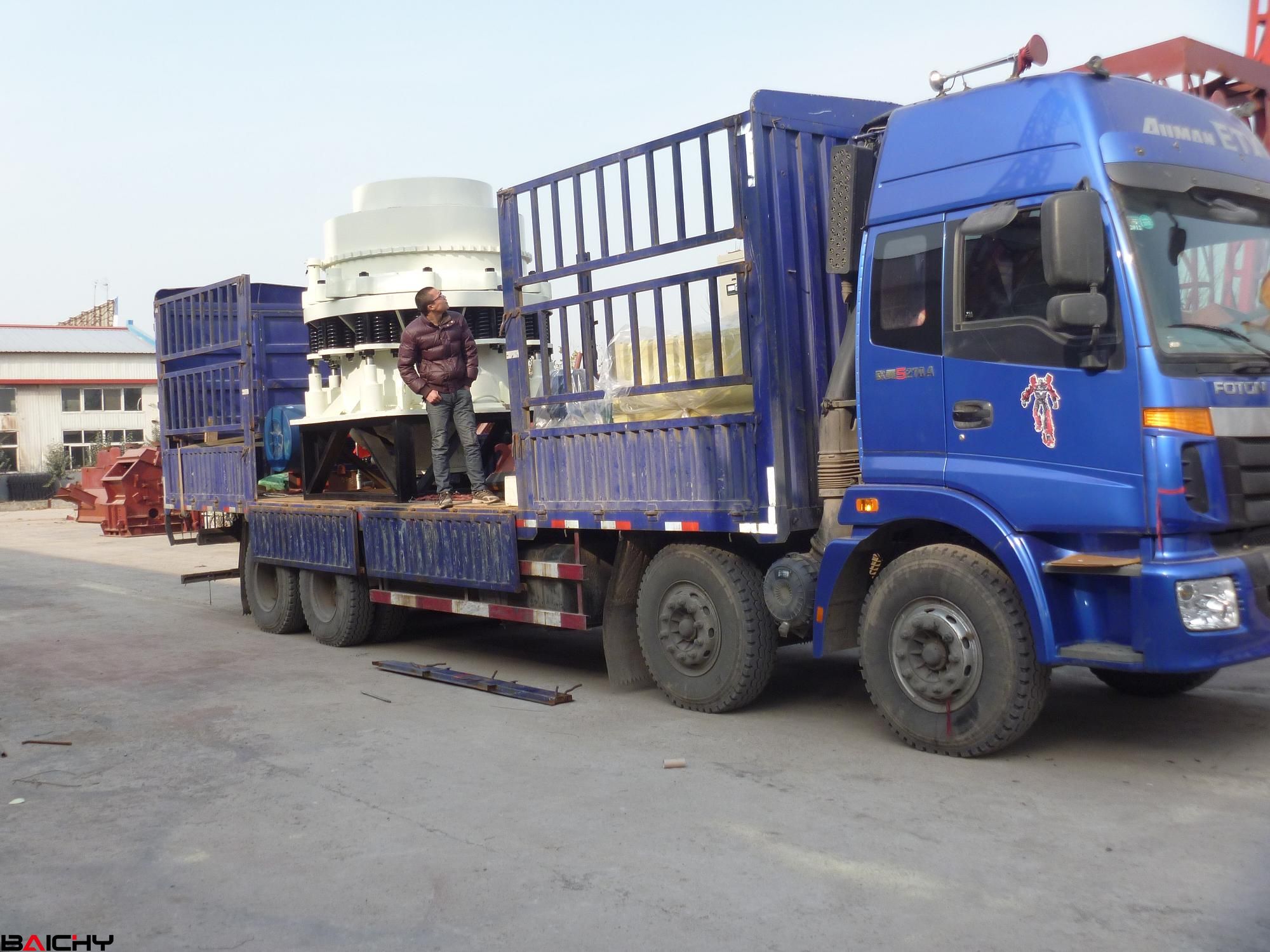 圓錐破碎機(jī)PYB-1750發(fā)往青海玉樹